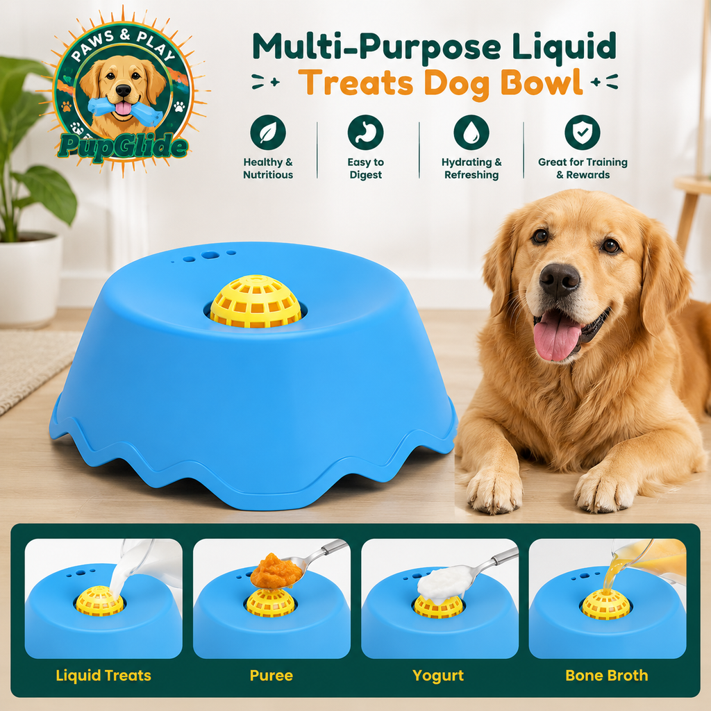 PupGlide Slow Feeder Licking Bowl
