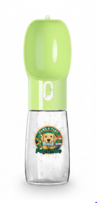 PupGlide Stay Hydrated Bottle 400ML in green