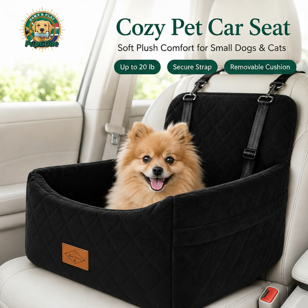 PupGlide Cozy Dog Car Booster Seat - No 8 Color