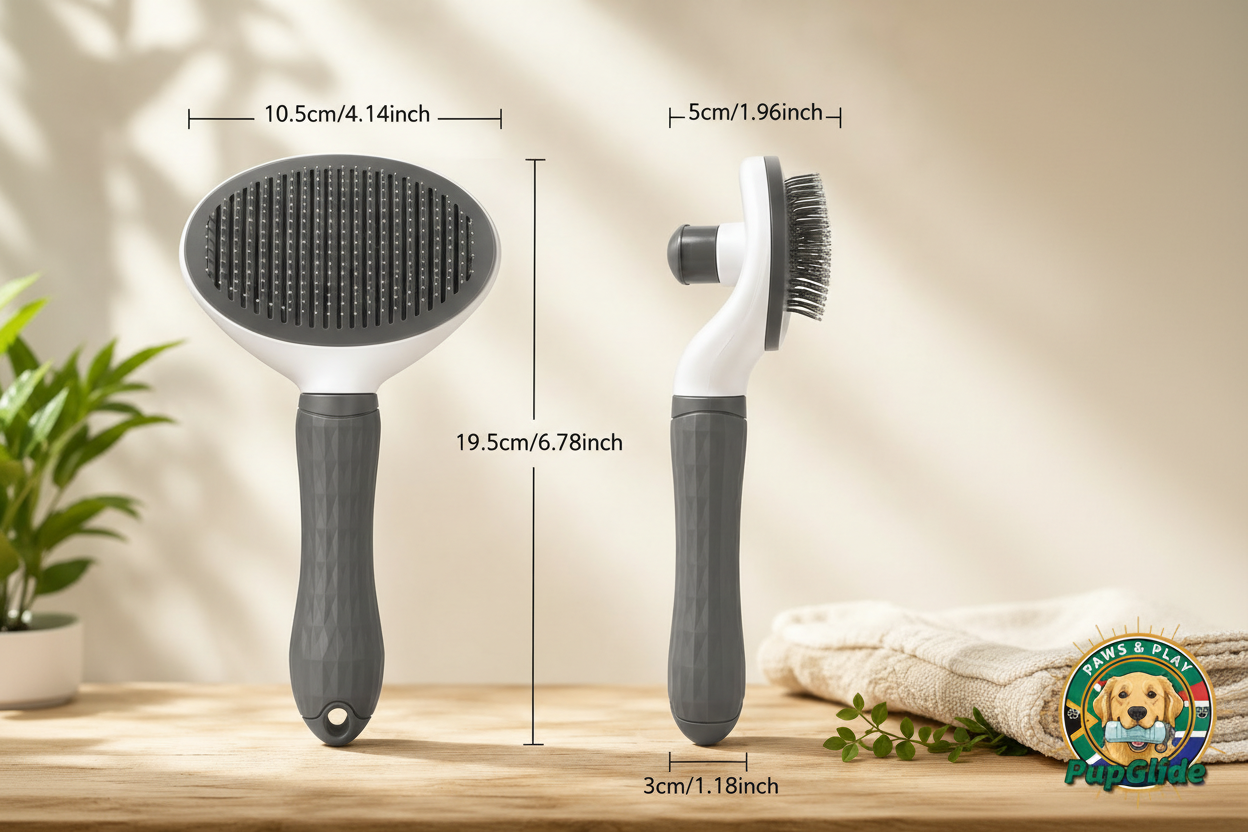 PupGlide Grooming Brush with Logo