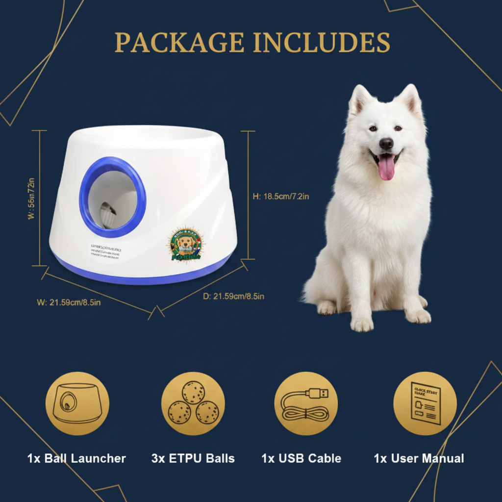 PupGlide Package Includes with Samoyed