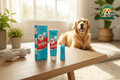 PupGlide Pet Dental Lifestyle Ad with Logo