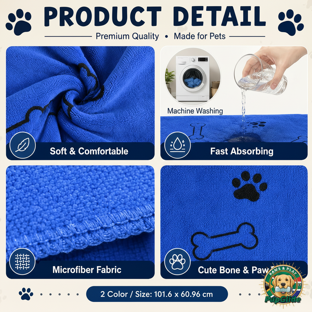 PupGlide Pet Towel Product Detail