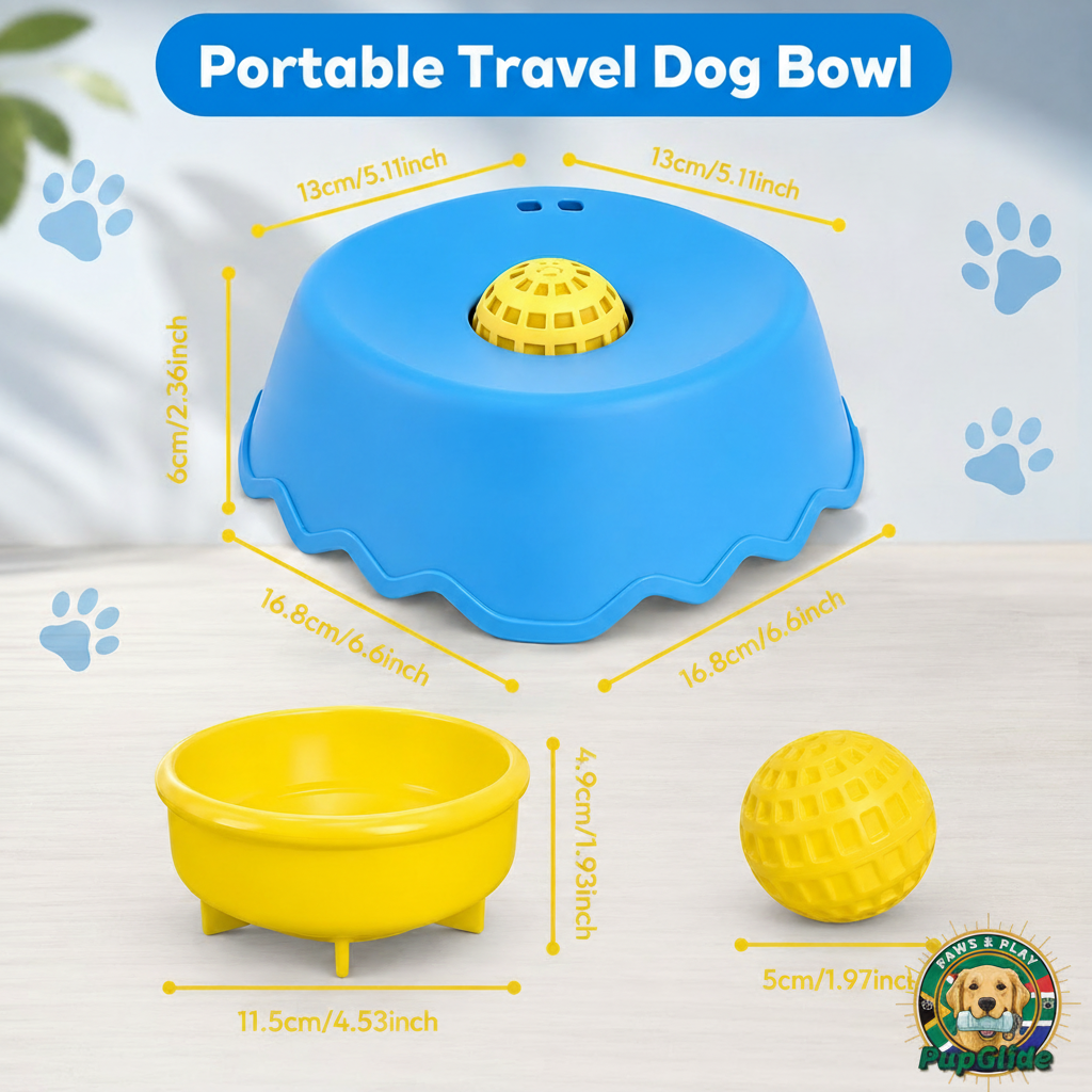 Size Infographic with PupGlide Logo